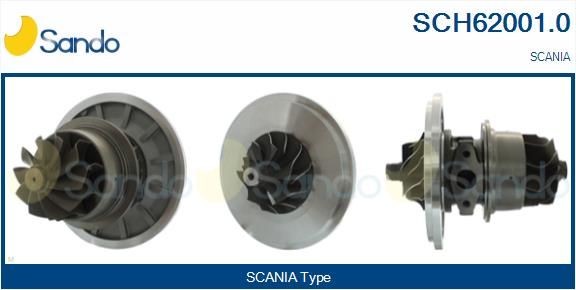 SCH62001.0 SANDO Rumpfgruppe Turbolader SCANIA 4 - series