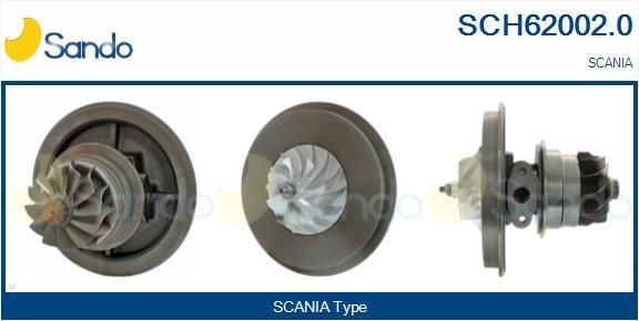 SCH62002.0 SANDO Rumpfgruppe Turbolader SCANIA P,G,R,T - series
