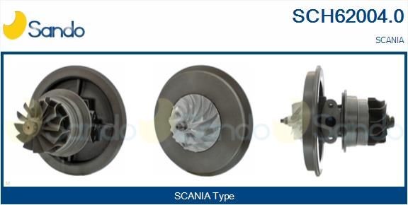 SCH62004.0 SANDO Rumpfgruppe Turbolader SCANIA P,G,R,T - series