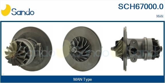 SCH67000.0 SANDO Rumpfgruppe Turbolader für MAN online bestellen