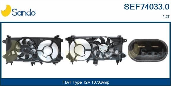 SANDO SEF74033.0 Fan, radiator 51755589