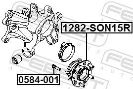 1282SON15R Wheel Hub FEBEST 1282-SON15R review and test