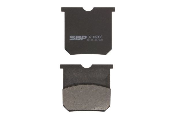 SBP Height: 100,7mm, Width: 114mm, Thickness: 13mm Brake pads 07-AG008 buy