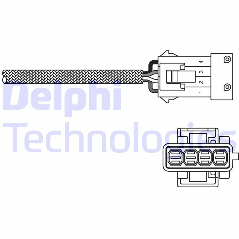 DELPHI ES10795-12B1 Lambda sensor Planar probe, Heated