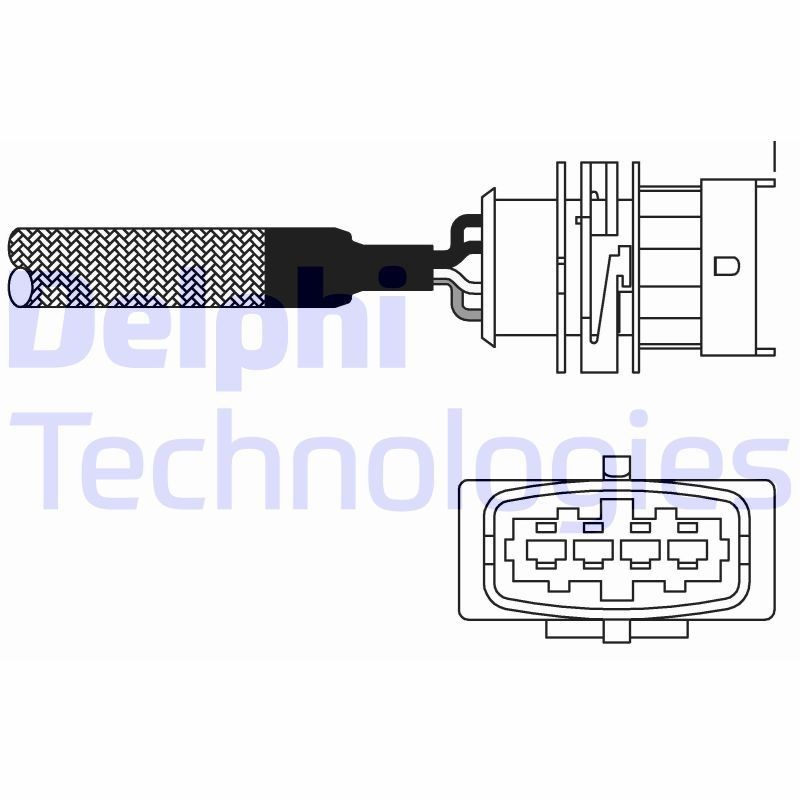 DELPHI ES10982-12B1 Lambda sensor Finger probe, Heated
