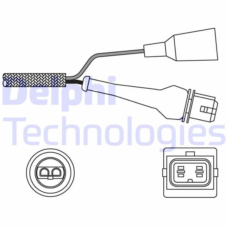 DELPHI ES11000-12B1 Lambda sensor Finger probe, Heated