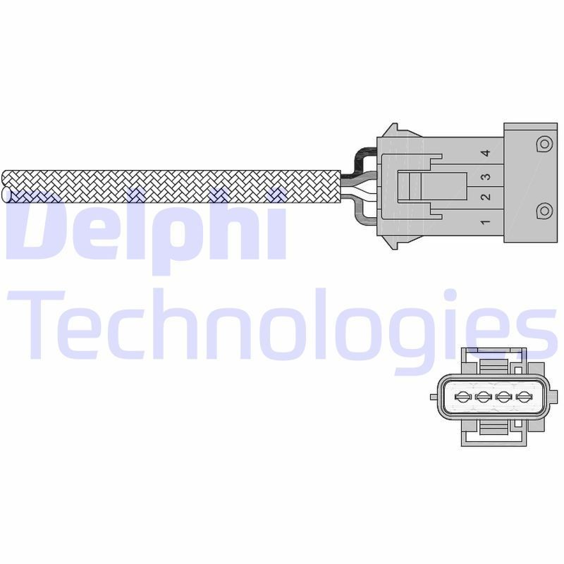 DELPHI ES20258-12B1 Lambda sensor Planar probe, Heated