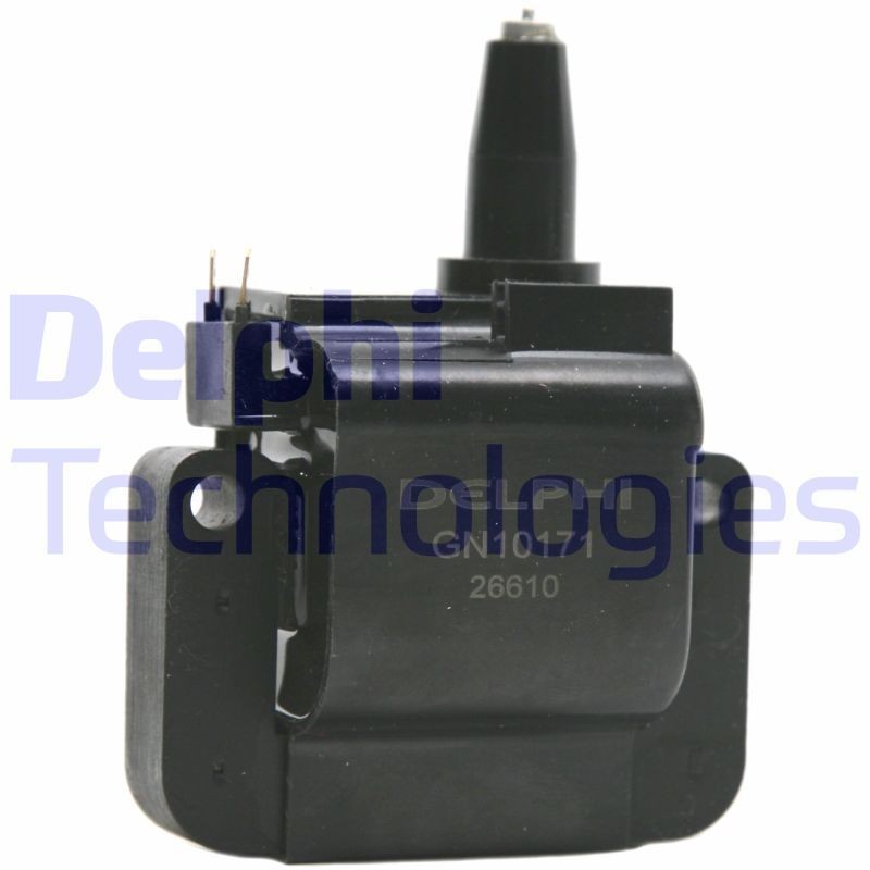 DELPHI GN10171-12B1 Ignition coil 2-pin connector, 12V, Connector Type SAE, Ignition Coil