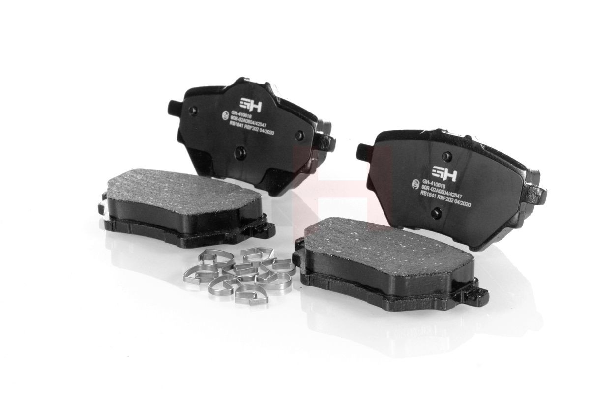 GH-410618 Set of brake pads GH-410618 GH Rear Axle, not prepared for wear indicator