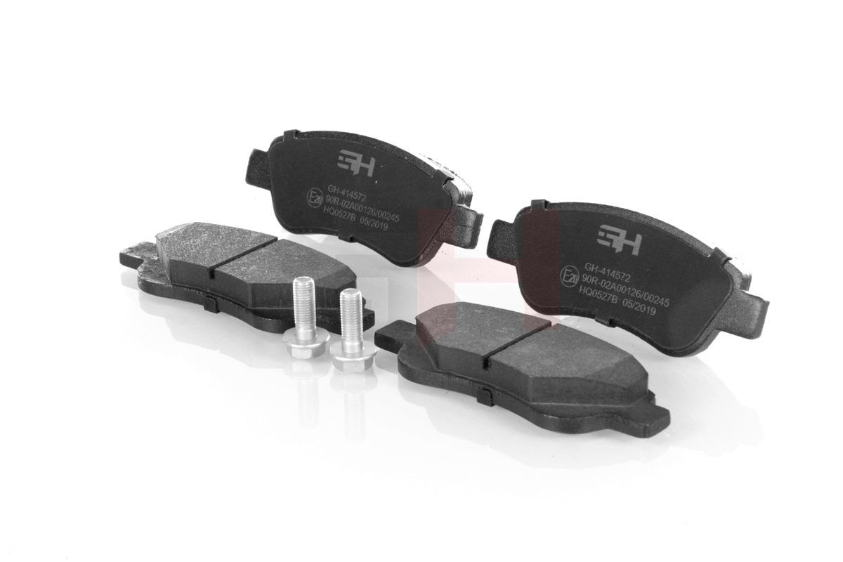 GH-414572 Set of brake pads GH-414572 GH Front Axle, not prepared for wear indicator
