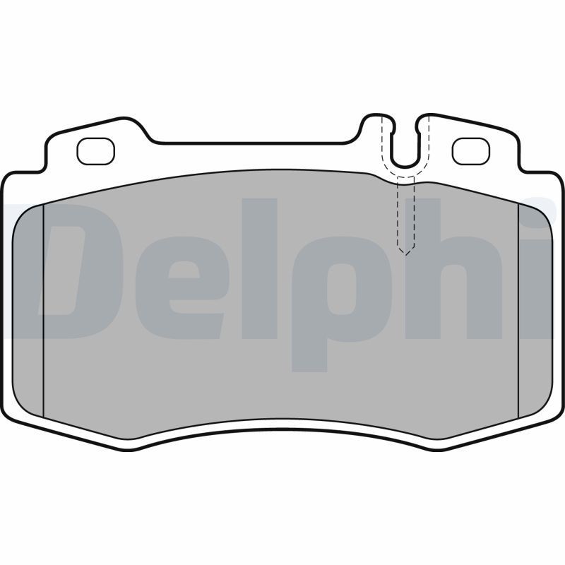 Great value for money - DELPHI Brake pad set LP1828