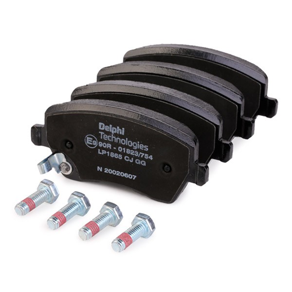 LP1865 Disc brake pads DELPHI 24403 review and test