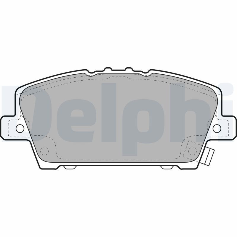 DELPHI LP1970 Brake pad set 45022-SMGE51
