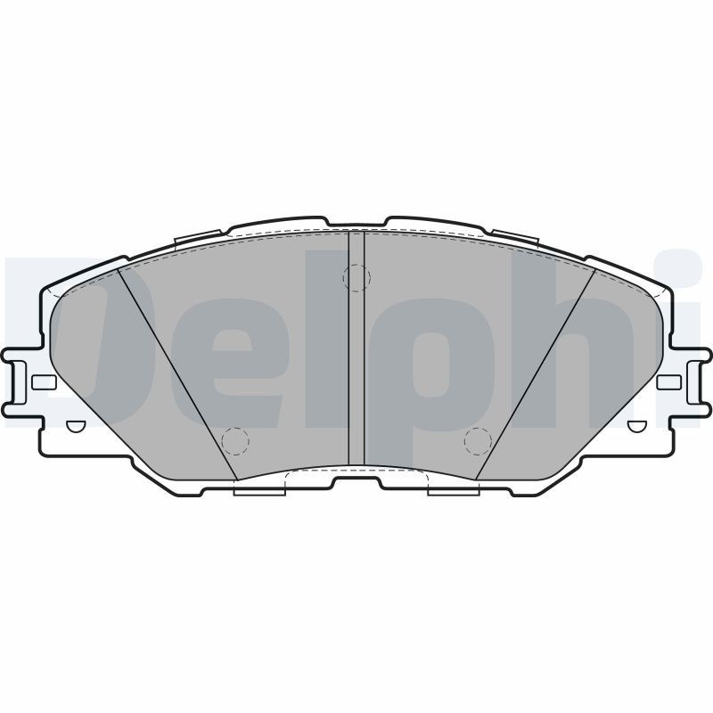 Lexus CT Set of brake pads 1763241 DELPHI LP2003 online buy