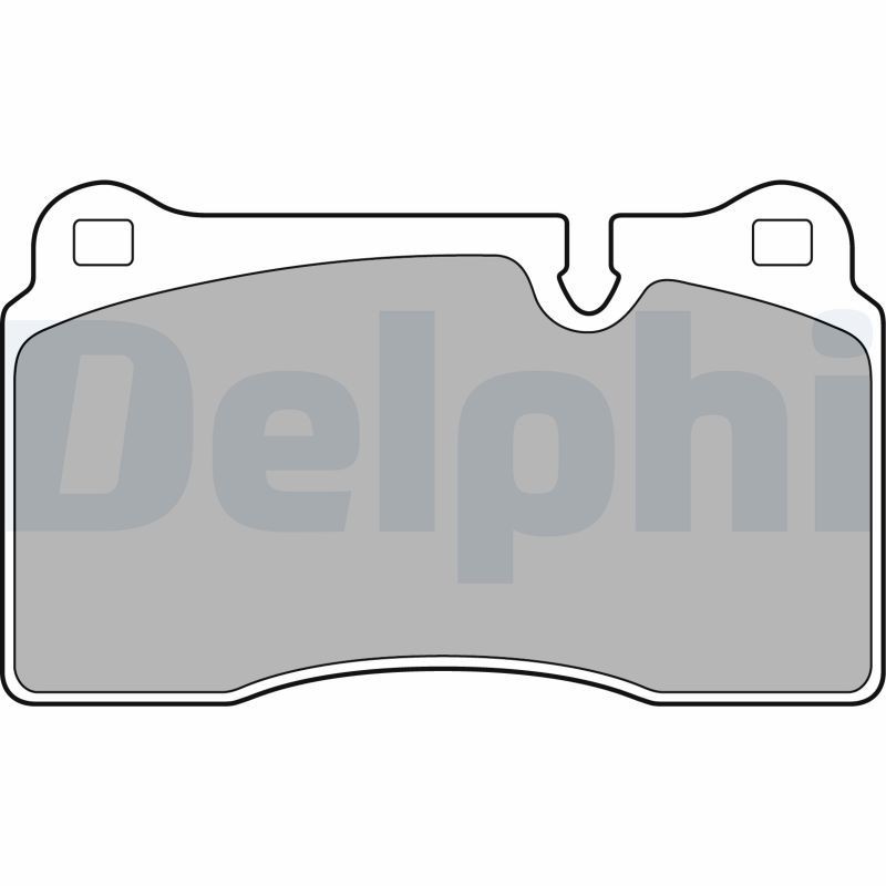 Original LP2009 DELPHI Set of brake pads LAND ROVER