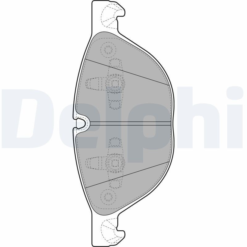 D13818490 DELPHI für Verschleißwarnanzeiger vorbereitet, mit Anti-Quietsch-Blech, ohne Zubehör Höhe 1: 79mm, Höhe 2: 79mm, Breite 1: 193mm, Breite 2: 193mm, Dicke/Stärke 1: 20mm, Dicke/Stärke 2: 20mm Bremsbelagsatz LP2091 günstig kaufen