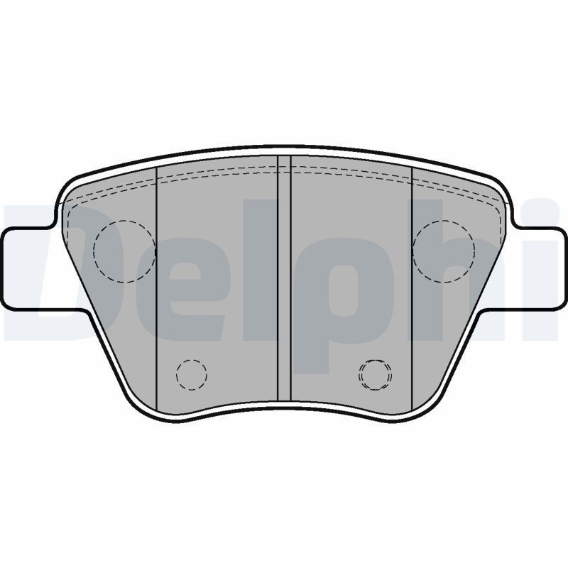 DELPHI Brake pad kit LP2178