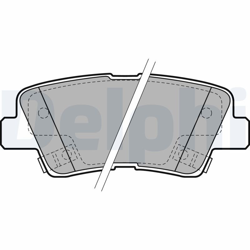 Great value for money - DELPHI Brake pad set LP2195