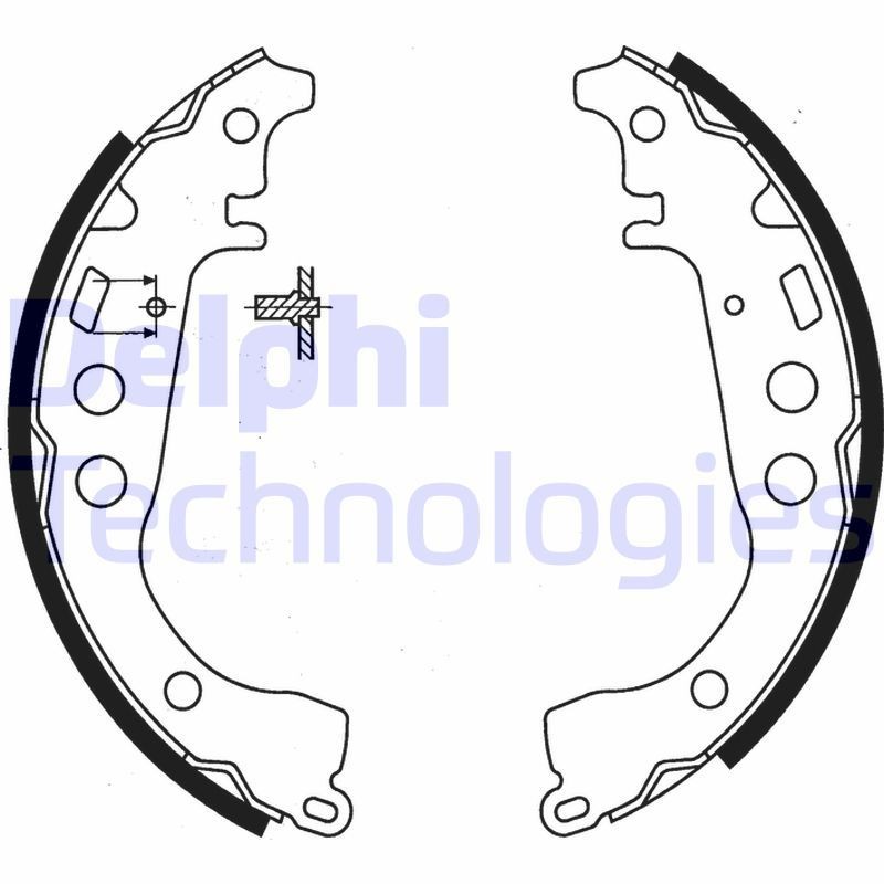Original LS1854 DELPHI Brake shoes experience and price