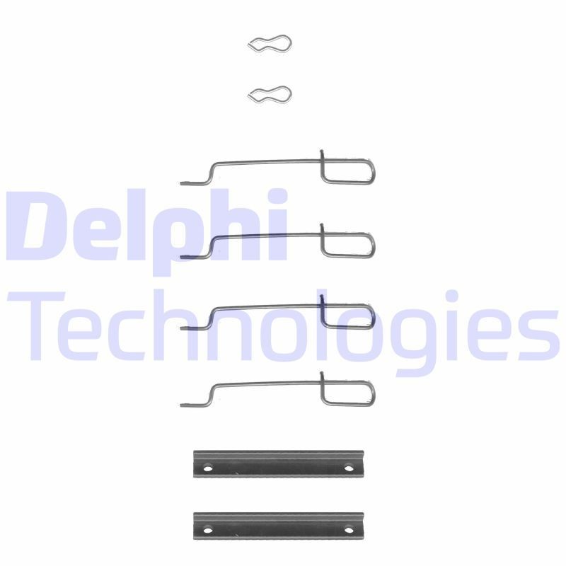 DELPHI LX0044 Accessory Kit, disc brake pads
