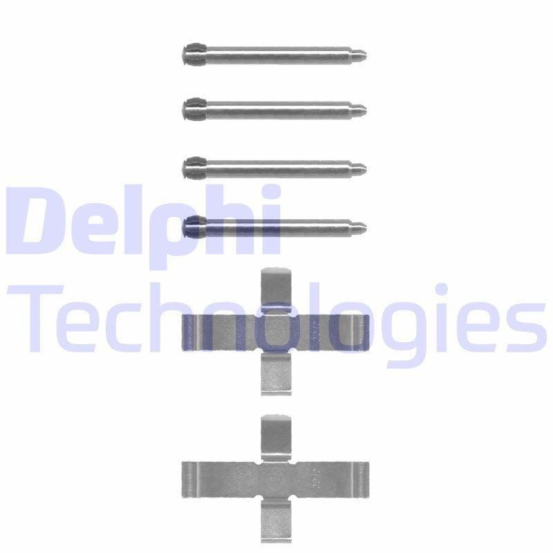 DELPHI LX0070 Accessory Kit, disc brake pads
