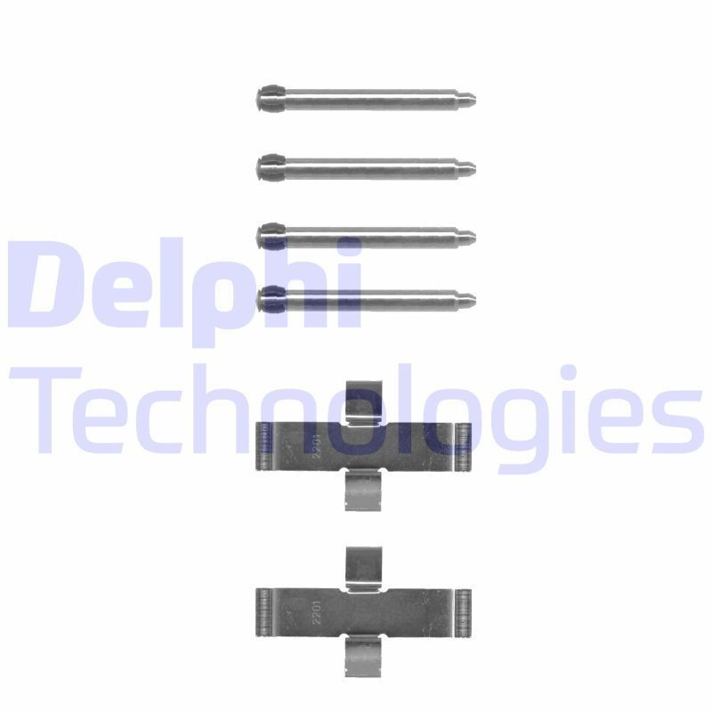 DELPHI LX0093 Accessory Kit, disc brake pads