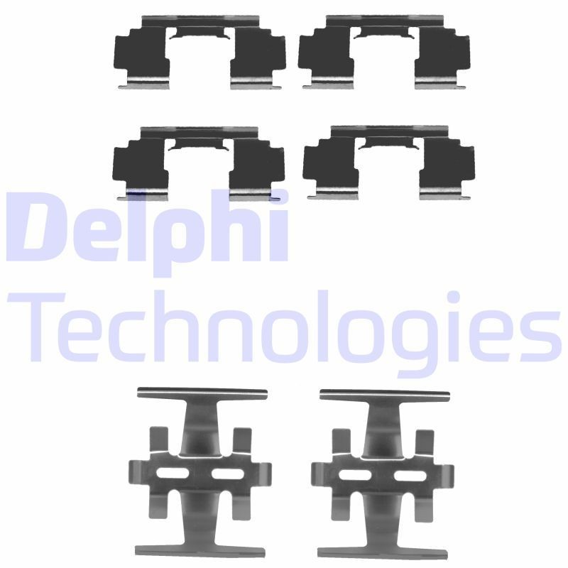 DELPHI Brake pad fitting accessory HONDA CRX II (ED, EE) new LX0130
