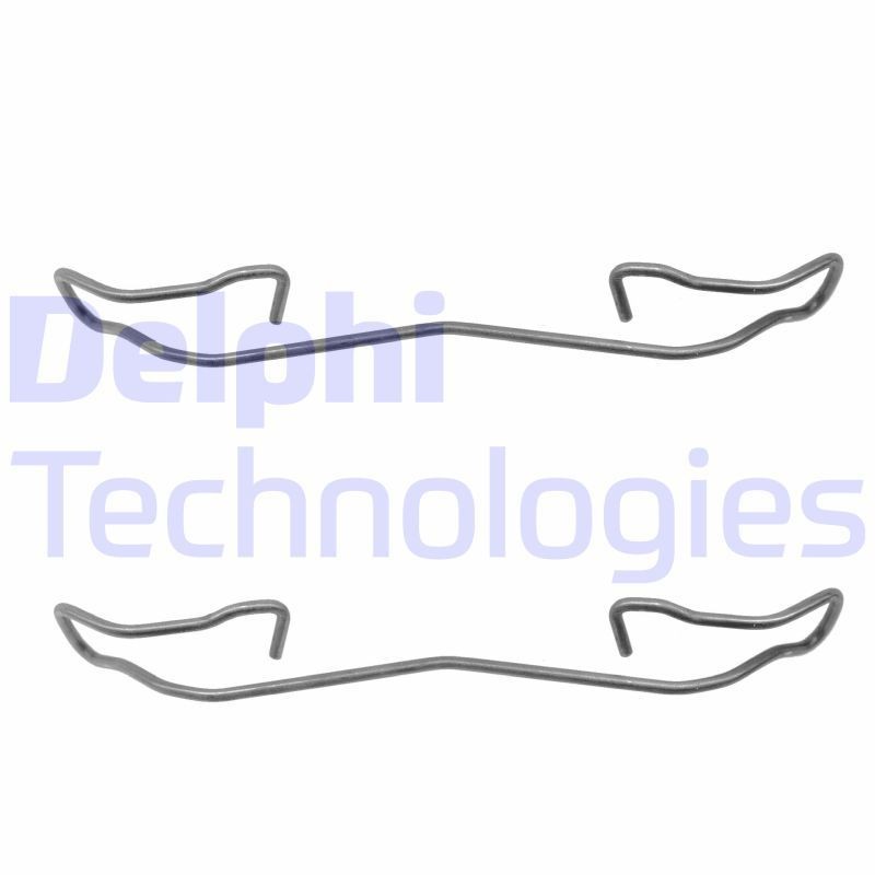 Renault CAPTUR Brake pad accessory kit 1765558 DELPHI LX0167 online buy