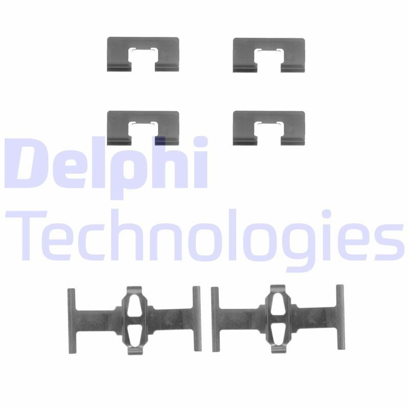 DELPHI LX0197 Accessory Kit, disc brake pads