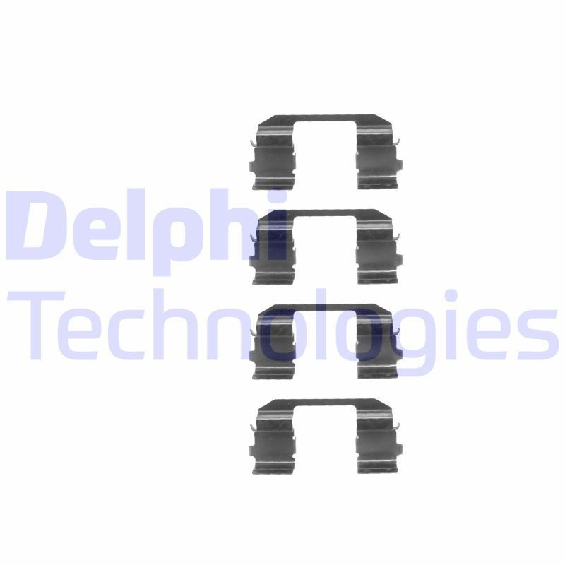 DELPHI LX0214 Brake pad accessory kit Honda CR-V Mk2 2.4 Vtec 4WD 160 hp Petrol 2004 price
