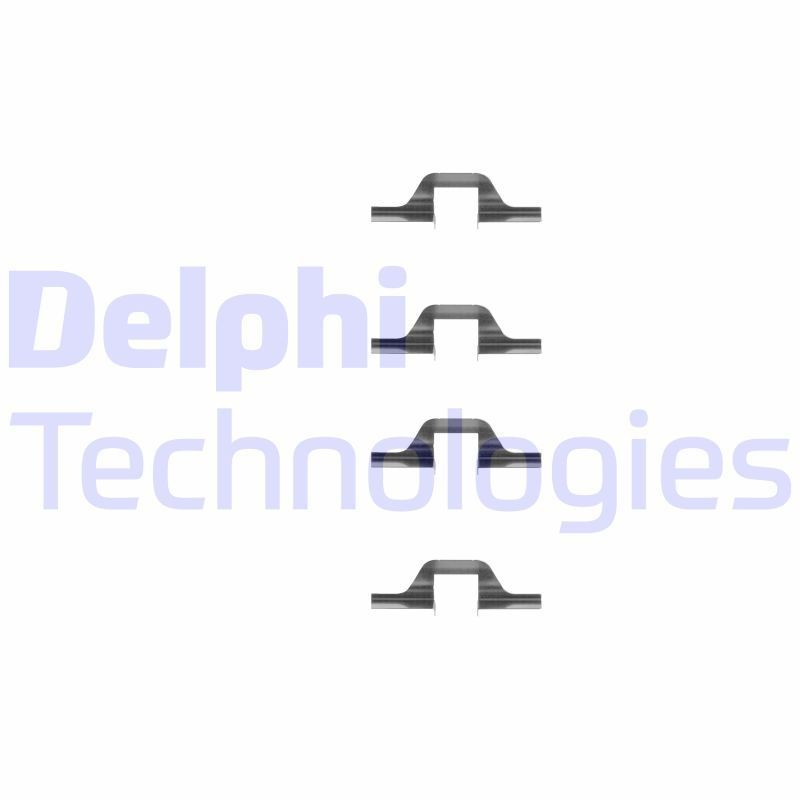 Great value for money - DELPHI Accessory Kit, disc brake pads LX0260