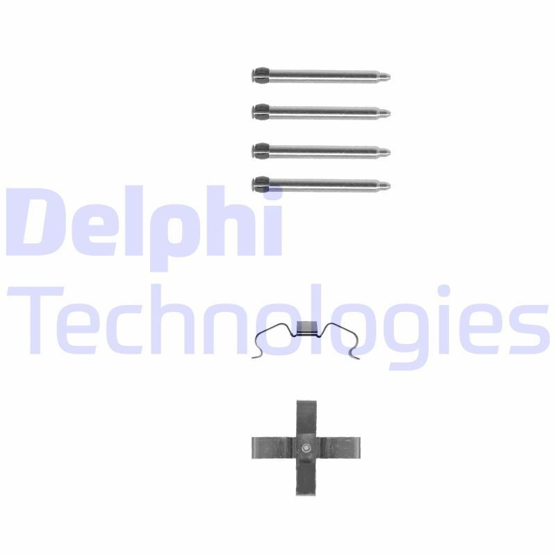 DELPHI LX0263 Zubehörsatz, Scheibenbremsbelag günstig in Online Shop