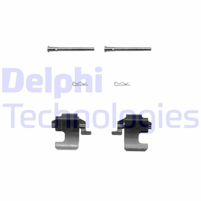 DELPHI LX0270 Accessory Kit, disc brake pads