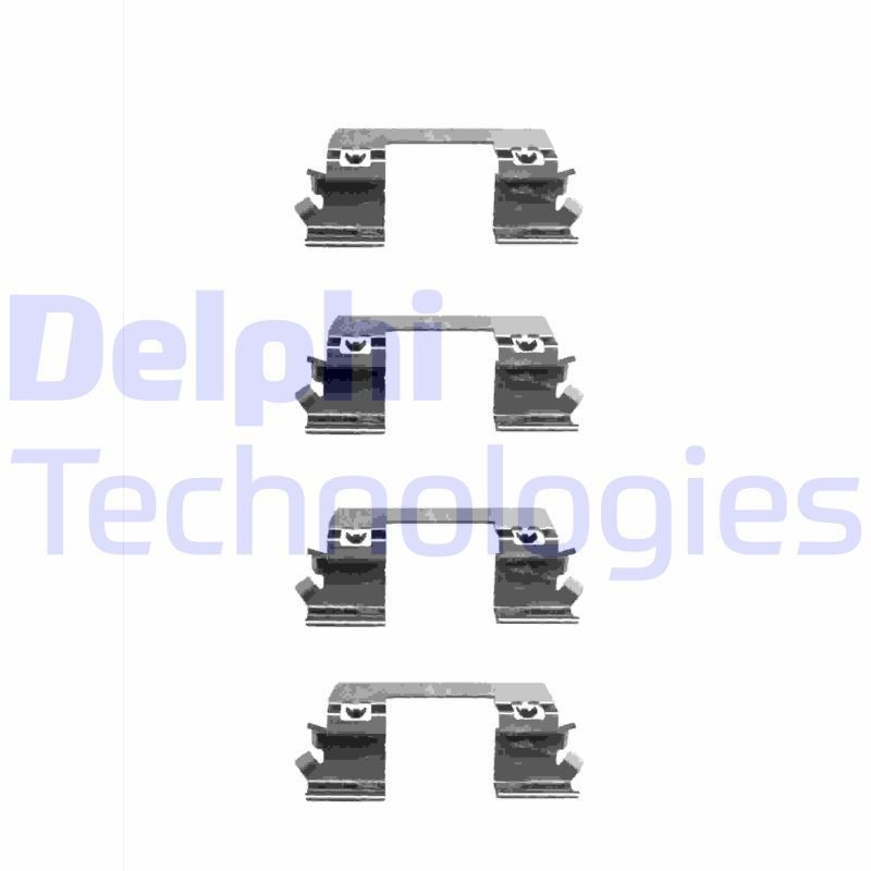 DELPHI LX0336 Accessory kit, disc brake pads W211 E 63 AMG 514 hp Petrol 2007 price