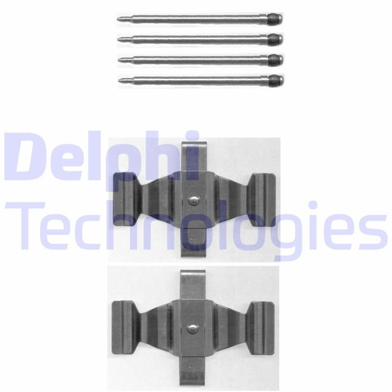 DELPHI LX0398 Accessory Kit, disc brake pads