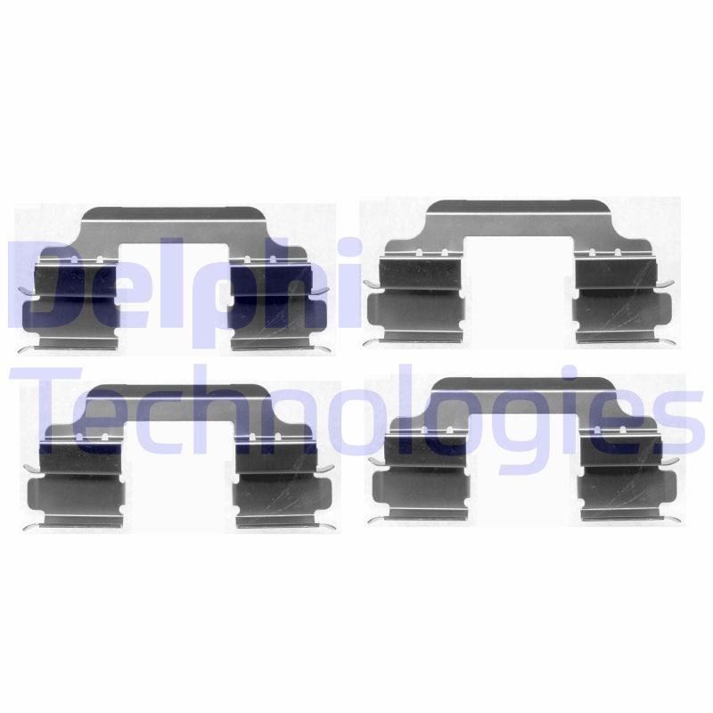DELPHI Front Axle Brake pad fitting kit LX0405 buy