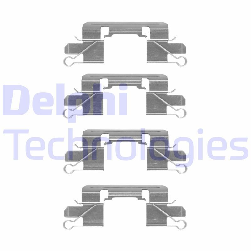 Great value for money - DELPHI Accessory Kit, disc brake pads LX0528