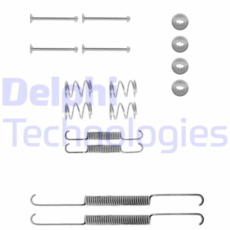 Great value for money - DELPHI Accessory Kit, brake shoes LY1001