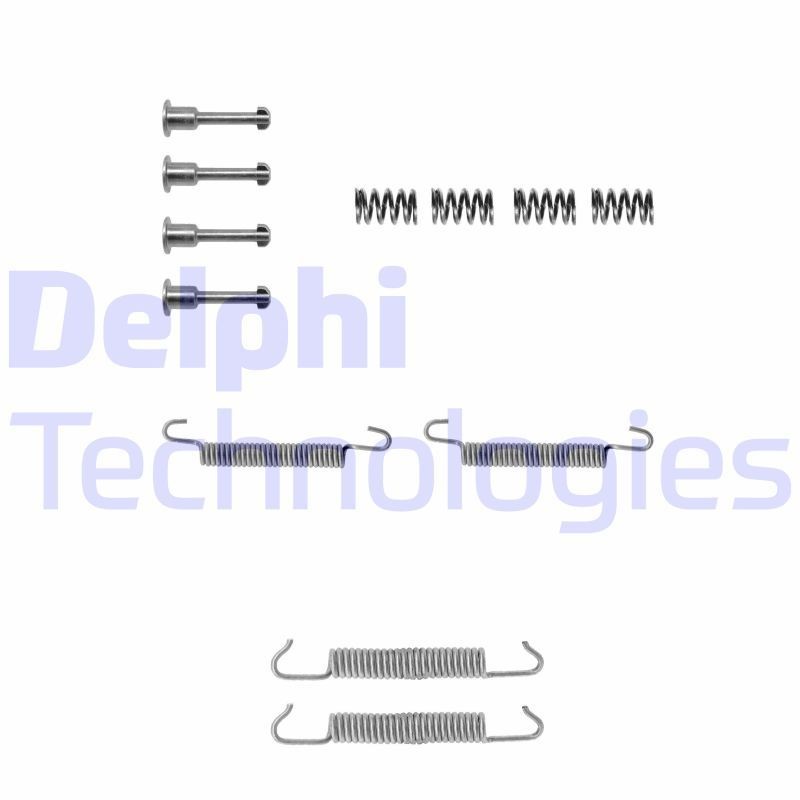 LY1042 Brake shoe fitting kit DELPHI LY1042 review and test