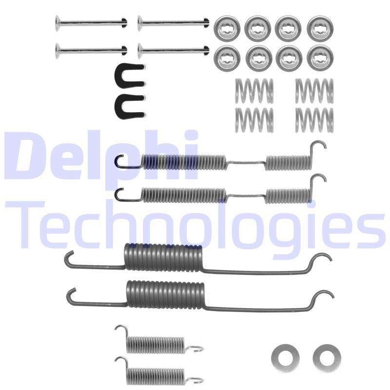 Original DELPHI Accessory kit, brake shoes LY1092 for FORD FUSION