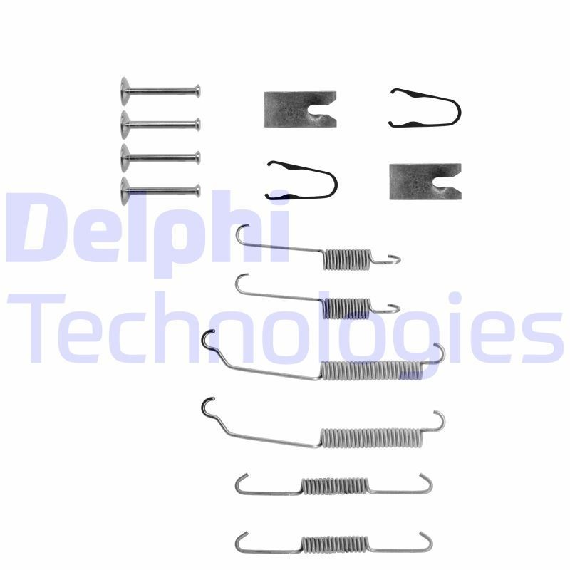 Great value for money - DELPHI Accessory Kit, brake shoes LY1257
