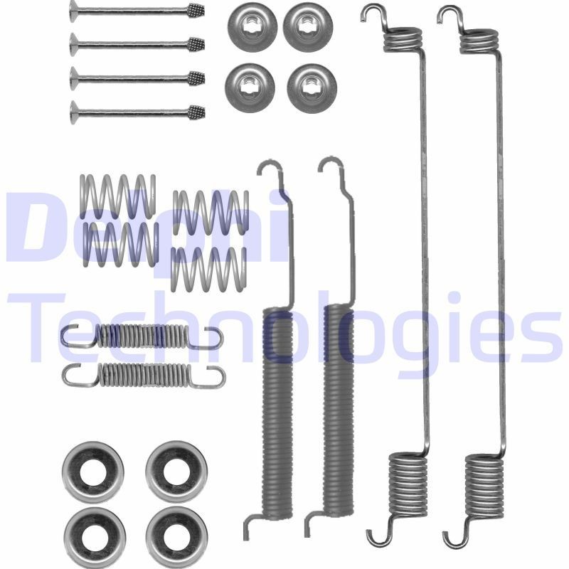 Nissan NP300 PICKUP Repair kits parts - Accessory Kit, brake shoes DELPHI LY1354