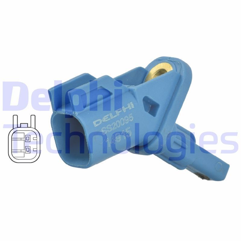 Ford MONDEO Wheel speed sensor 1769021 DELPHI SS20095 online buy