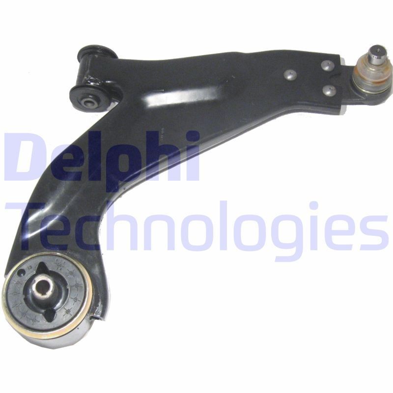 DELPHI TC1018 Suspension arm with ball joint, Right, Lower, Trailing Arm, Sheet Steel