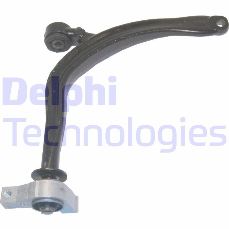 DELPHI TC1266 Suspension arm without ball joint, Right, Lower, Trailing Arm, Steel