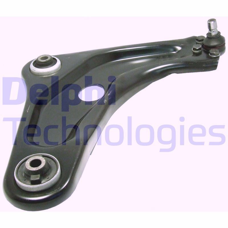 TC1898 Suspension wishbone arm TC1898 DELPHI with ball joint, Right, Lower, Trailing Arm, Sheet Steel