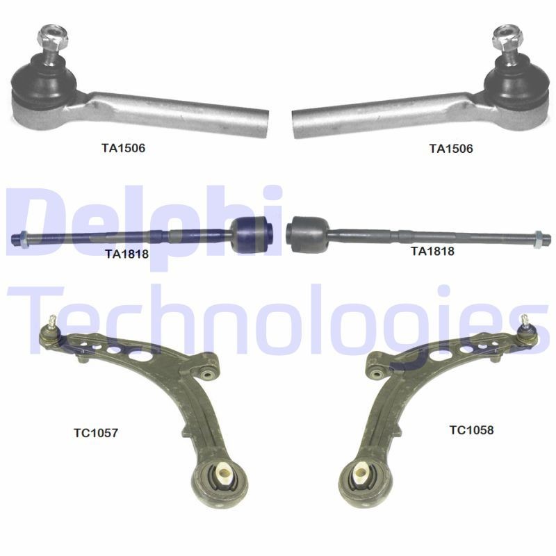 Great value for money - DELPHI Control arm repair kit TC1960KIT