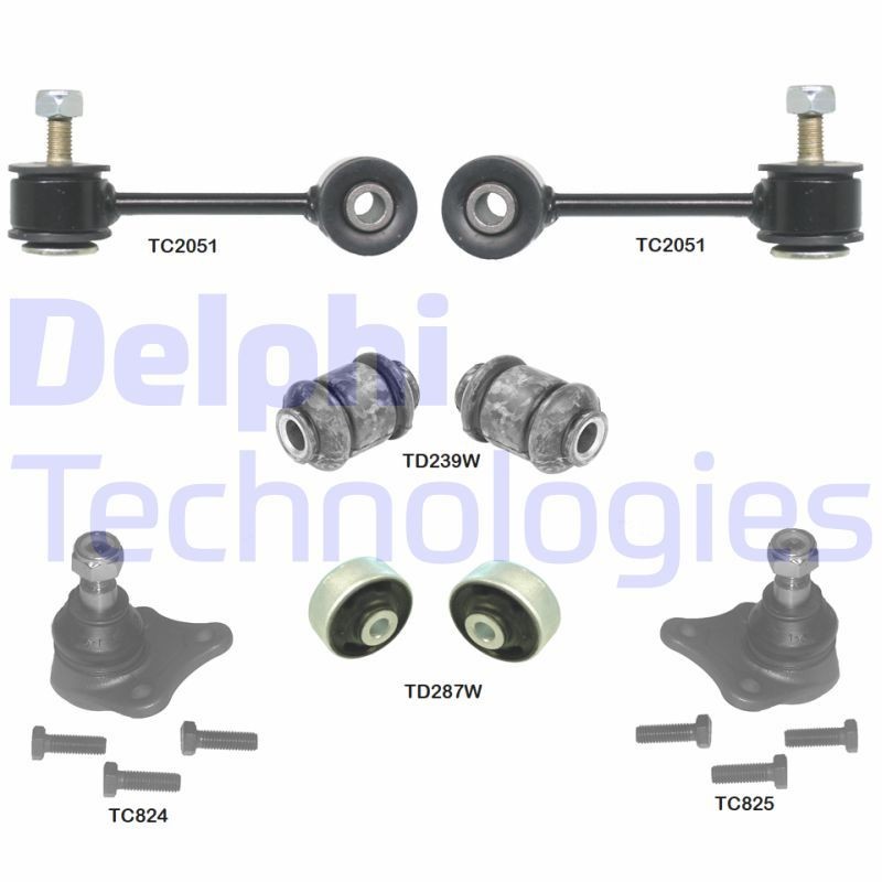 Volkswagen VENTO Repair kit, wheel suspension DELPHI TC1970KIT cheap