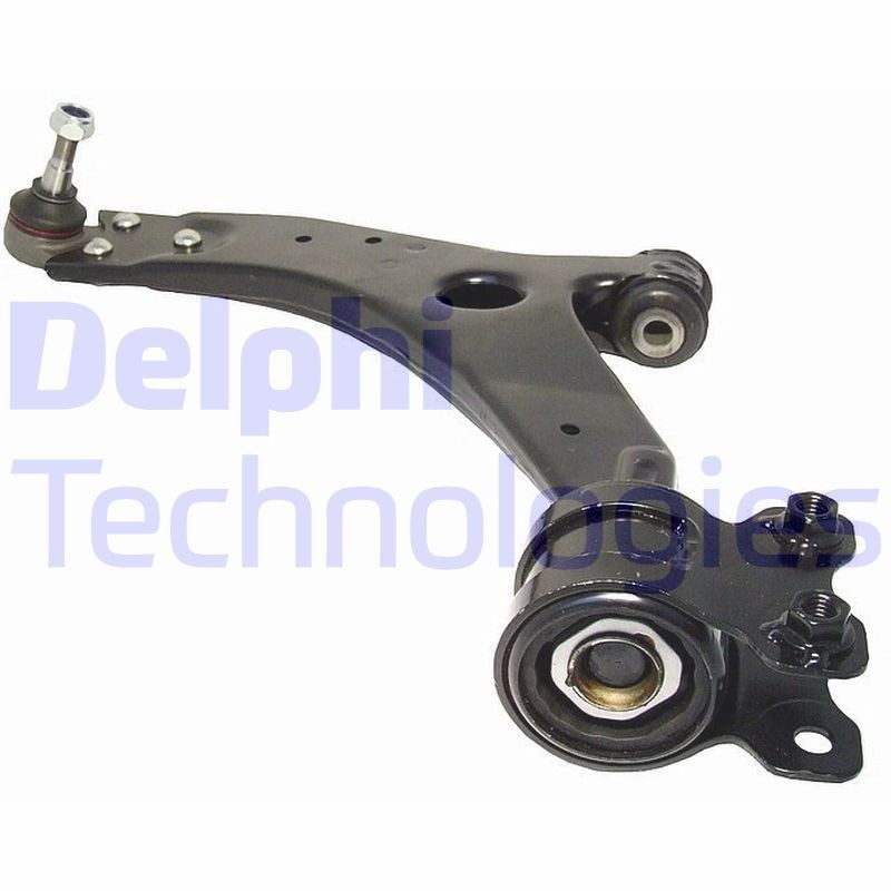 DELPHI TC2108 Suspension arm with ball joint, Left, Lower, Trailing Arm, Sheet Steel