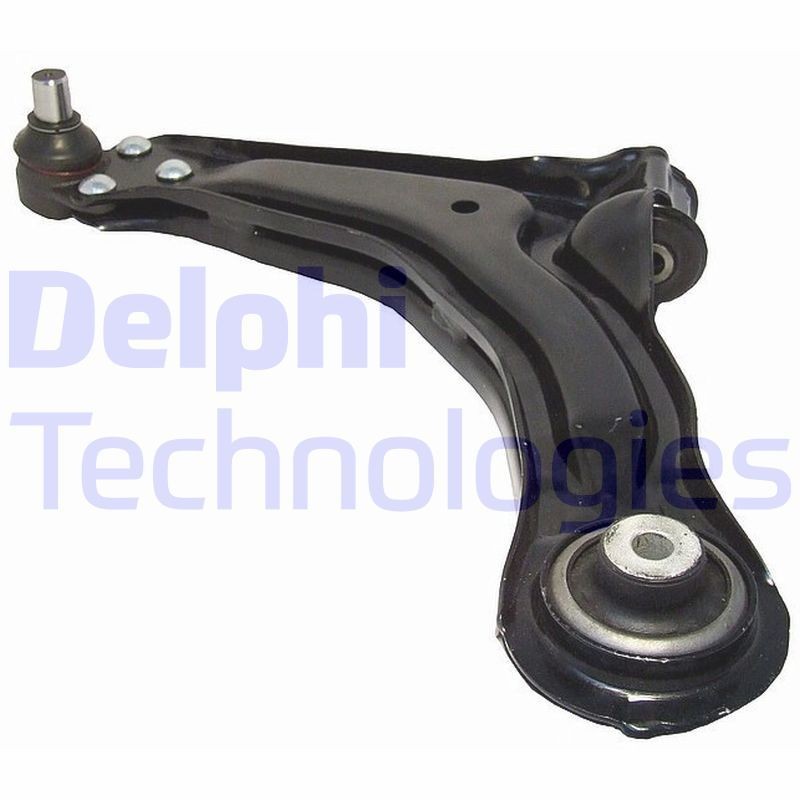 DELPHI TC2120 Suspension arm with ball joint, Left, Lower, Trailing Arm, Sheet Steel